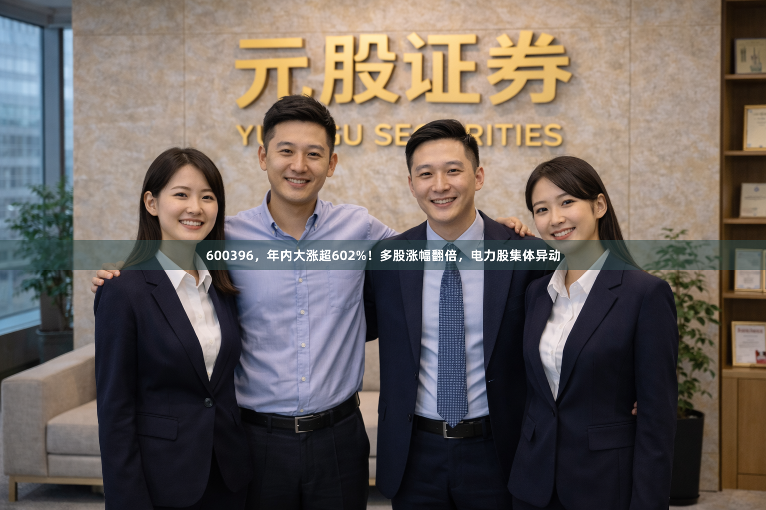 600396，年内大涨超602%！多股涨幅翻倍，电力股集体异动