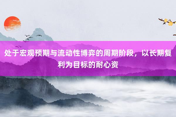 处于宏观预期与流动性博弈的周期阶段，以长期复利为目标的耐心资