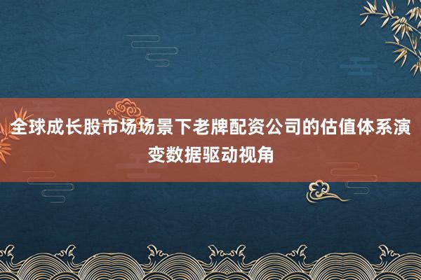 全球成长股市场场景下老牌配资公司的估值体系演变数据驱动视角